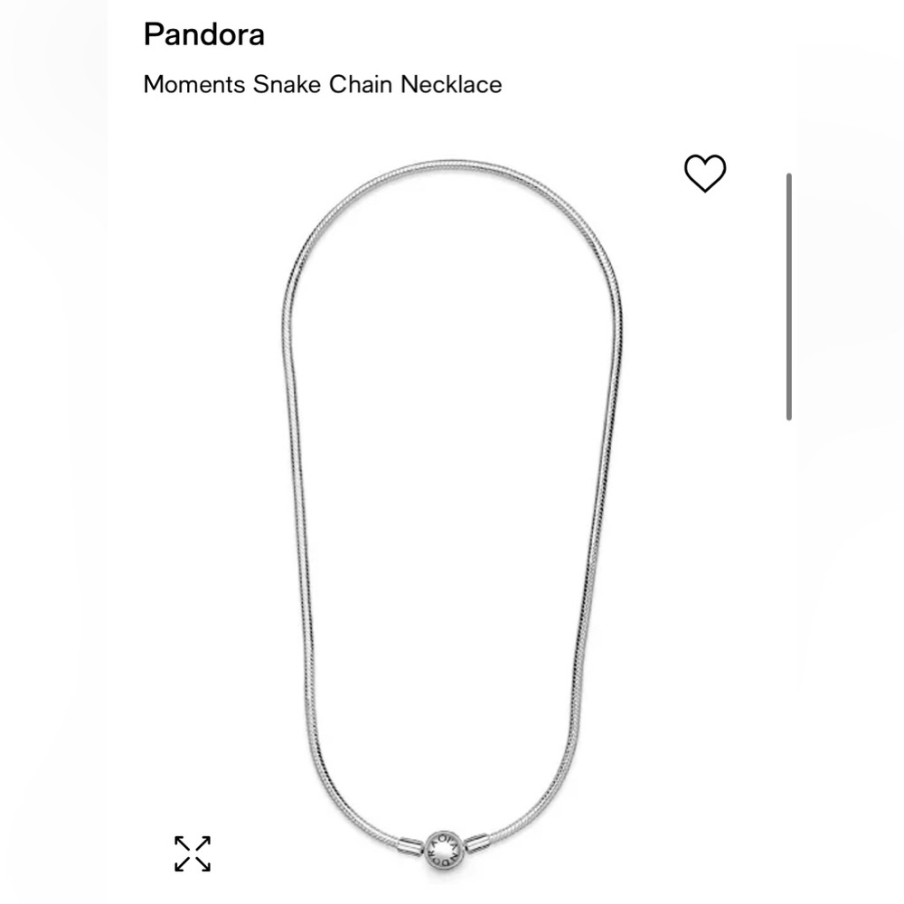 COPY - Pandora
Moments Snake Chain Necklace;